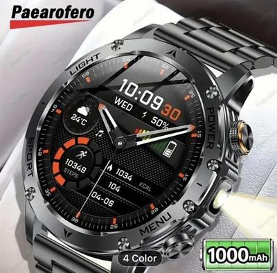 Waterproof GT4 PRO Smart Watch NFC GPS Tracker Bluetooth Call Men Sport Watches - Image 1 of 4