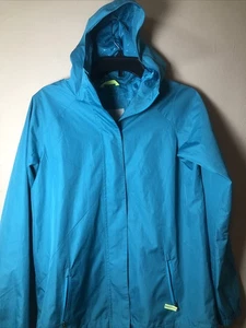 Champion C9 Windbreaker Jacket Youth Girls 14-16 XL Teal Blue Full Zip & Pockets - Picture 1 of 9