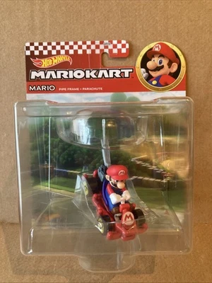 ЛИТАЯ МОДЕЛЬ HOT WHEELS — Mariokart — Mario — трубчатая рама — парашютная комбинированная почтовая отправка - Изображение 1 из 2