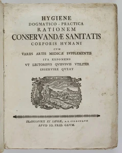 [Médecine] HEYRENBACH - Hygiene dogmatico-practica - 1757 - Foto 1 di 1