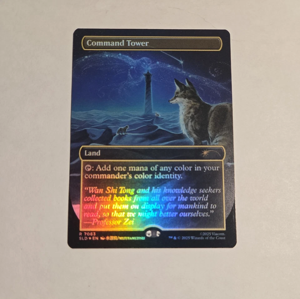 FOIL - Command Tower AVATAR Airbender Borderless Rainbow MTG Secret Lair (7063) - Image 1 of 3