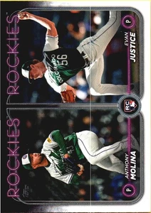 2024 Topps Update Series - Rookie Combos Evan Justice, Anthony Molina - Bild 1 von 2