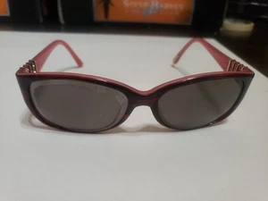 Solvari Women's FRAMES ONLY Sunglasses, Vienna, Burgandy 58-16-135 A29 - Picture 1 of 8
