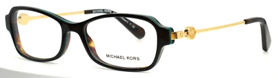 MICHAEL KORS MK8023F Abela V 3133 Tortoise Turquoise Womens Eyeglasses 52-17-135 - Image 1 of 4