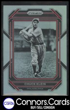 115 Chuck Klein     2023 Panini Prizm #182  Silver