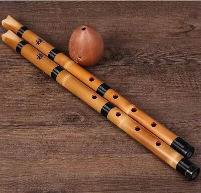 Instrumento de flauta japonesa Shakuhachi flauta de bambú 1 Shaku 8 Madake para práctica Foto 1 de 4