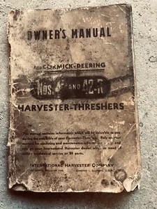 Original McCormick Deering 42 & 42R Harvester Threshers Owner's Part List Manual - Picture 1 of 3