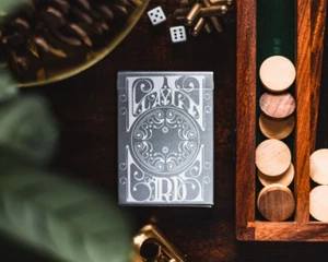 Standard Smoke & Mirrors v8, Silver Edition Playing Cards by Dan and Dave - Picture 1 of 6