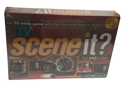 TV Scene it? TV Trivia Game DVD Family Friends Board Game Factory Sealed NEW - Image 1 of 2