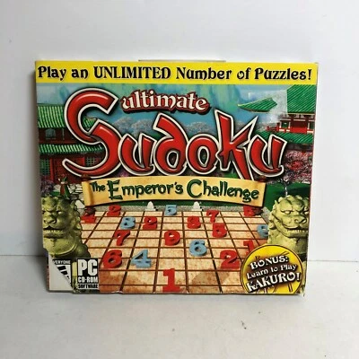 Ultimate Sudoku The Emperor's Challenge (Windows PC, 2006) NEW! VALU SOFT - Image 1 of 2