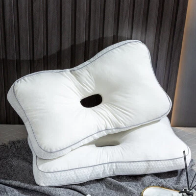 Ear Pillow# with a Hole for Pain Relief from CNH Side Sleeping Pillow with Cover - Image 1 of 4