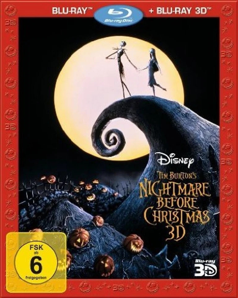 Nightmare before Christmas  3D + 2D im Schuber   Neu Blu Ray  OVP - Bild 1 von 1