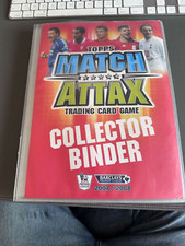 07-08 Topps Match Attax Trading Card Binder With 319 Cards No Dupes