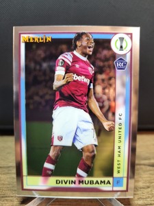 Divin Mubama RC 2022-23 Topps Chrome Merlin UEFA WEST HAM UNITED Base