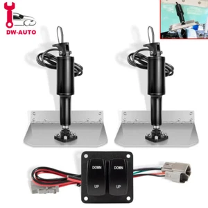 15101-104 Kit de lengüeta de ajuste estándar de 9" X 12" con interruptor basculante doble para barco de 16’-25’ - Imagen 1 de 17