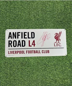Jürgen Klopp - signiertes Straßenschild - Liverpool Legend - genauer Nachweis - Bild 1 von 2