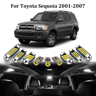 20X Bulbs Interior LED Lights Package Kit For Toyota Sequoia 2001-2007 +TOOL - Изображение 1 из 4