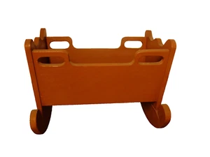 Puppenwiege Holz - Bild 1 von 9