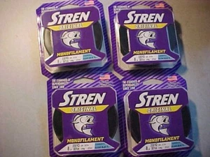4 spools STREN ORIGINAL MONOFILAMENT 8 LB  CLEAR BLUE FISHING LINE 330 yards ea - Picture 1 of 3
