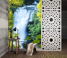 3D Forest Waterfall 2220 Wall Paper Wall Print Decal Deco Wall Mural CA Romy