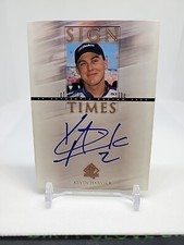 2000 UD SP Authentic Kevin Harvick Autograph #KH Sign Of The Times