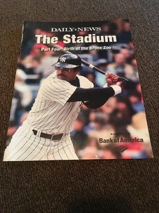 NEW YORK DAILY NEWS 2008 "EL ESTADIO PARTE CUATRO" NACIMIENTO DEL ZOOLÓGICO DEL BRONX" REGGIE - Imagen 1 de 2