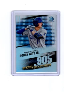 2020 Bowman Chrome Bobby Witt Kansas City Royals Sta Tracker #ST-11๐โพ๏ธ๐ฅMT - Picture 1 of 3