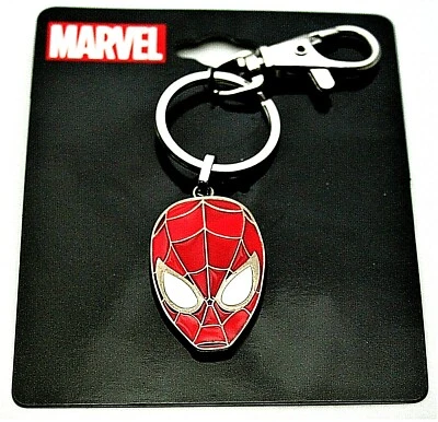 Marvel Comics Amazing Spider-Man Enamel Face Mask Collectors Key Chain New MOC - Image 1 of 3