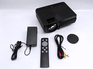GPX Mini Projector With Bluetooth PJ300B Black 800 x 480 - Picture 1 of 8