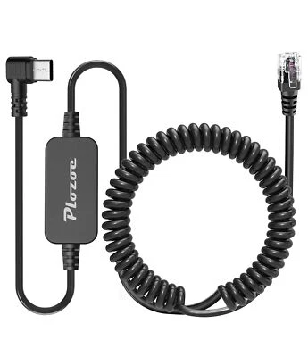 PLOZOE Radar Detector Cable with USB C to RJ11 Plug,Power Cable for Radar Detectors,...