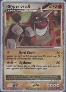2008 Pokeman - Rhyperior LV.X Holo 170 HP (DP29) - Picture 1 of 2