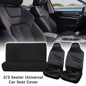 2/3 Seater Universal Car Seat Cover Waterproof Oxford Dustproof✨b Cloth C3T7 - Picture 1 of 17