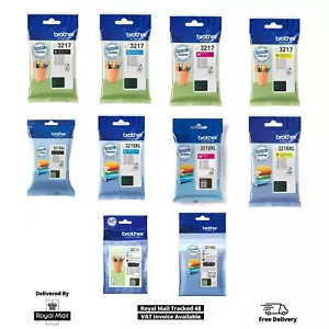 Lote de cartuchos de tinta originales Brother LC3217 LC3219XL CMYK para MFC-J6530DWJ5730DW - Imagen 1 de 13