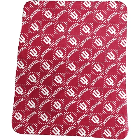 Indiana Hoosiers NCAA 60'' x 50'' Repeating Pattern Throw - W6573751334 Cover