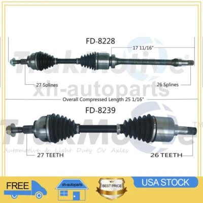 Se adapta a Ford Focus 2013~2018 2X eje delantero TrakMotive CV XH Foto 1 de 4