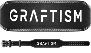 Gym Weight Lifting Belt Leather Training Fitness Power Back Support 4” Wide #3 - Picture 1 of 2
