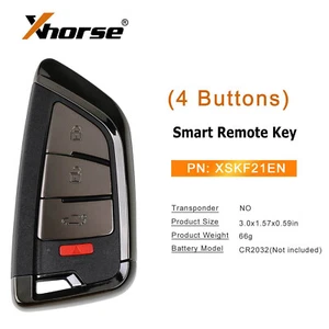 Xhorse XSKF21EN Universal Smart Remote Key 4 Button For VVDI Key Tool MAX /VVDI2 - Foto 1 di 6