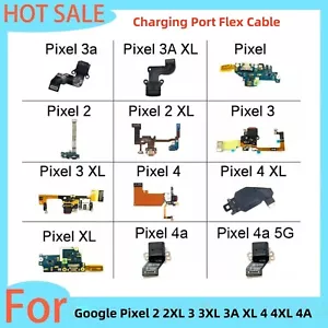 Cable flexible de base de puerto de carga USB para Google Pixel 2 2XL 3 3XL 3A XL 4 4XL 4A IM - Imagen 1 de 25