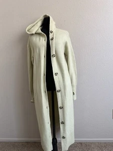 Everlane The Cozy Stretch Pullover Duster Cardigan Heathered,Wool Yak,Neutral.XS - Picture 1 of 11