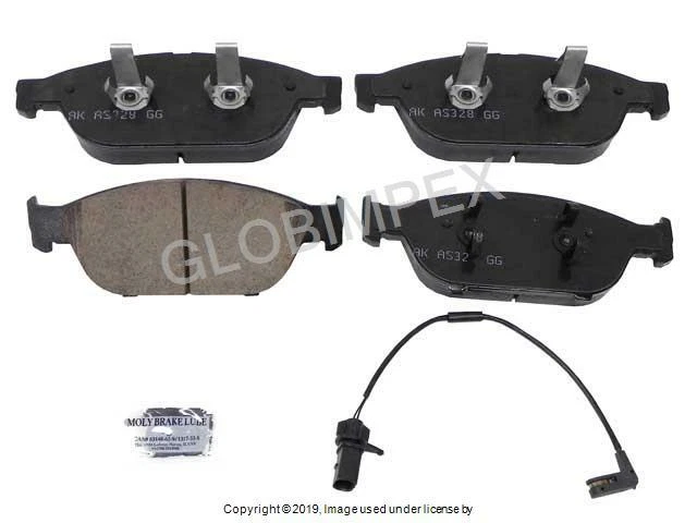 AUDI A6 A7 A8 QUATTRO RS7 S6 (2012-2016) Brake Pad Set FRONT AKEBONO EURO OEM - Image 1 of 1