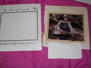 Original copy for "The Best of Oswald" LP jacket, front and back with photos etc - Picture 1 of 4