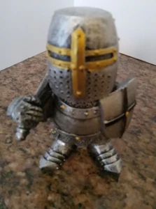 Knight Garden Gnomes Decorations Funny Medieval War Sculpture Army Guard - Picture 1 of 6