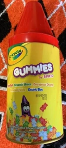 Crayola Gummies Red Tin Piggy’s Bank 2020 By Bebeto - Picture 1 of 6