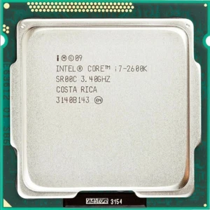 Intel Core i7 2600K 3.4GHz 4-core 8MB Socket LGA1155 CPU Processor - Picture 1 of 2
