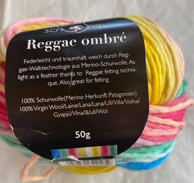 Schoppel Reggae Ombré 100% Merino yarn, 109 yds. - Image 1 of 3