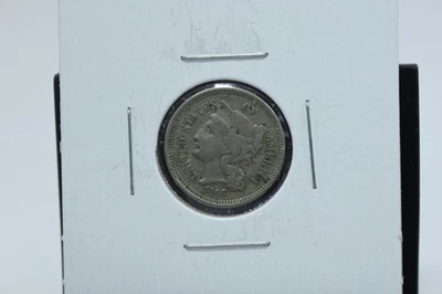1866 3C, Three Cent Nickel - Image 1 of 4