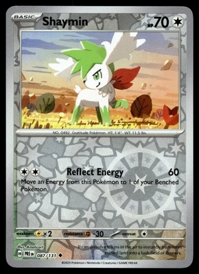 SHAYMIN 087/131 UNCOMMON PRISMATIC EVOLUTIONS POKEMON - Image 1 of 4