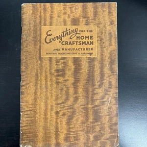 Everything For The Home Craftsman And Manufacturer Catalog 1937 - Picture 1 of 6