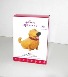 HALLMARK KEEPSAKE ORNAMENT DISNEY PIXAR DUG MAGIC SOUND & LIGHT NIB 2017 - Picture 1 of 5