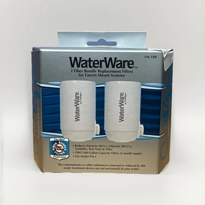 2-Pack Culligan WaterWare Replacement Faucet Mount Filters FM-1RR for Model FM-1 - Image 1 of 4